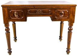 306 - MESA DE DESPACHO ISABELINA DEL ÚLTIMO CUARTO DE SIGLO XIX