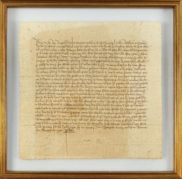 278 - FIRMA REAL DE JUAN I DE ARAGÓN