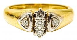 75 - ANILLO MEDIA ALIANZA CON BRILLANTES