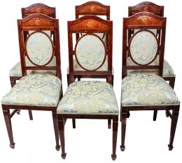 309 - CONJUNTO DE SEIS SILLAS DEL PRIMER CUARTO DEL S.XX