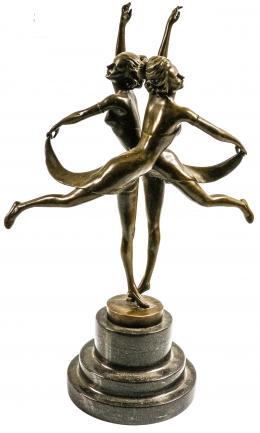 831 - FIGURA EN BRONCE DEL ÚLTIMO TERCIO DE S. XX
