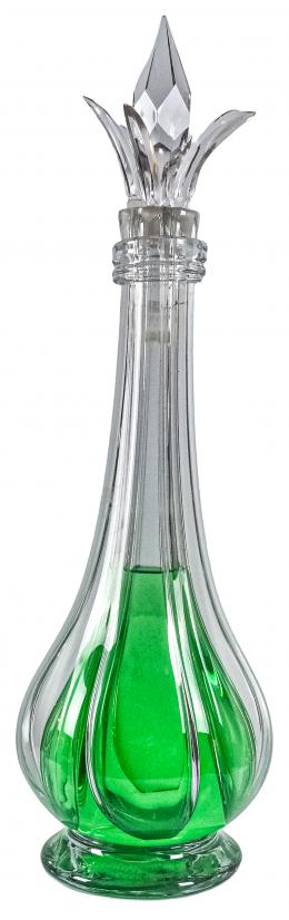 8 - BOTELLA DECORATIVA EN CRISTAL DEL ÚLTIMO CUARTO DEL S.XX