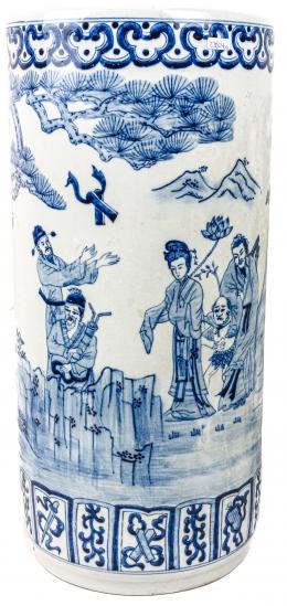 395 - PARAGÜERO CHINO EN PORCELANA
