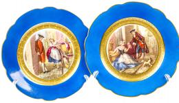 441 - DOS PLATOS PORCELANA  BIDASOA