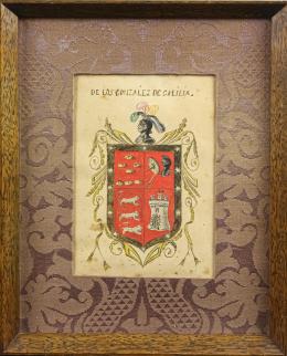909 - ESCUDO HERÁLDICO ENMARCADO