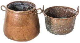950 - OLLA Y CALDERO DE COBRE
