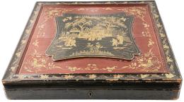 371 - CAJA ORIENTAL PARA MANTONES DE FINALES DEL S.XIX