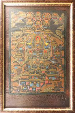 406 - TANKA TIBETANA DE LA PRIMERA MITAD DE SIGLO XX