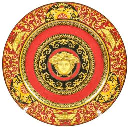 358 - PLATO DE PORCELANA DE LA FIRMA VERSACE