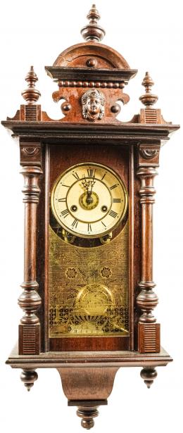 856 - RELOJ DE PARED DE FINALES DE SIGLO XIX