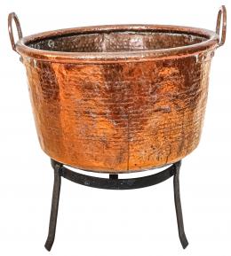 874 - CALDERO DE COBRE DE FINALES DE SIGLO XX