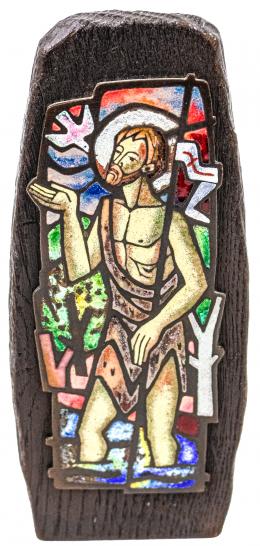 971 - PEQUEÑO ESMALTE RELIGIOSO DEL ÚLTIMO CUARTO DEL S.XX