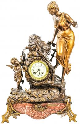 775 - RELOJ DE SOBREMESA FRANCES DE FINALES DEL S.XIX