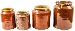 432 - CUATRO TARROS DE CONSERVA DEL PRIMER CUARTO DEL S.XX