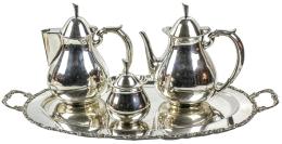 753 - SERVICIO DE CAFÉ EN PLATA DE MEDIADOS DEL S.XX