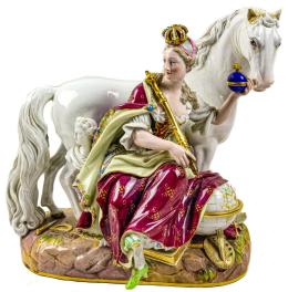 447 - FIGURA EN PORCELANA ALEMANA
