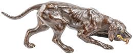 921 - FIGURA EN METAL POLICROMADO