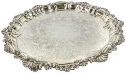 657 - CENTRO DE MESA CIRCULAR EN PLATA DEL ÚLTIMO TERCIO S.XX