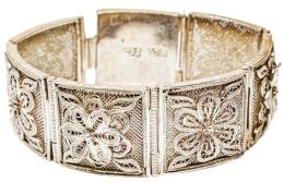 191 - PULSERA ORIENTAL DE PLATA