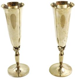 780 - DOS COPAS DE CAVA DE LOS AÑOS 70