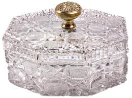 11 - BOMBONERA DE CRISTAL DE MEDIADOS DE SIGLO XX