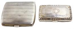 747 - CIGARRERA Y CARTERA DE PLATA