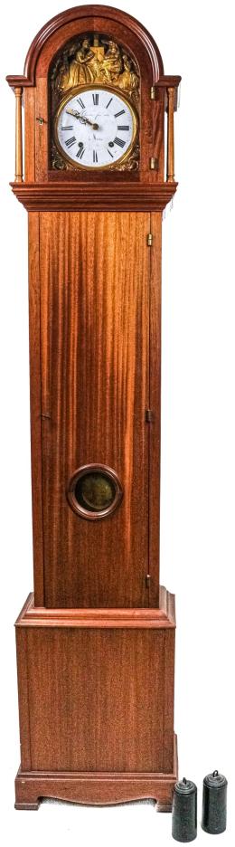 858 - RELOJ DE PIE CON MÁQUINA MOREZ