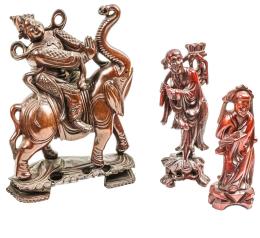 396 - TRES FIGURAS ORIENTALES DE MEDIADOS DEL S.XII