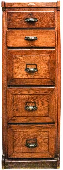 67 - MUEBLE ARCHIVADOR DE DESPACHO DE LOS AÑOS 30