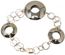 164 - PULSERA EN PLATA ESLABONES FINOS