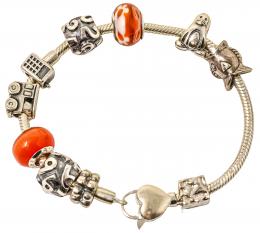 154 - PULSERA CON CHARMS