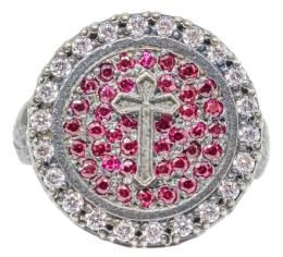 10 - ANILLO DE PLATA DE PALO