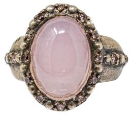 11 - ANILLO DE PLATA DE PALO
