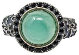 12 - ANILLO DE PLATA DE PALO