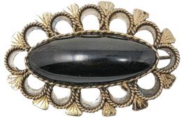 33 - BROCHE COLGANTE EN PLATA