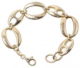 160 - PULSERA EN PLATA CON CALABROTES