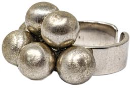2 - ANILLO "CAPARRÓS" EN PLATA Y PERLAS