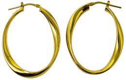 129 - PENDIENTES EN PLATA DORADA