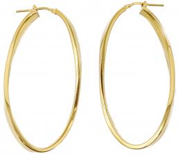 118 - PENDIENTES ARGOLLAS GRANDES EN PLATA