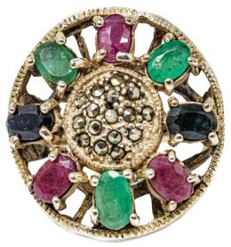 29 - ANILLO ROSETÓN EN PLATA