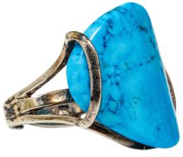20 - ANILLO EN PLATA CON TURQUENITA