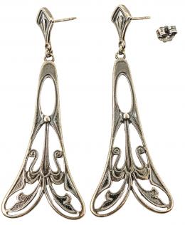 140 - PENDIENTES LARGOS ESTILO MODERNISTA