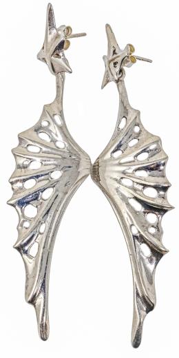 107 - PENDIENTES "GAUDÍ" EN PLATA