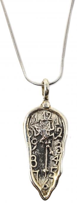 54 - COLGANTE CON CADENA "DALÍ" EN PLATA
