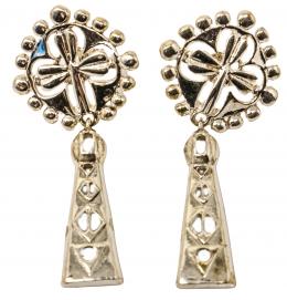 128 - PENDIENTES EN PLATA "GAUDÍ"