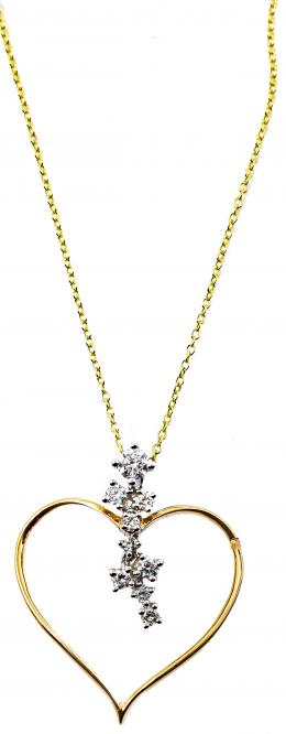 43 - CADENA COLGANTE CON BRILLANTES
