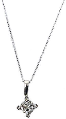42 - CADENA COLGANTE CON BRILLANTES