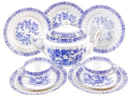 506 - JUEGO DE TE EN PORCELANA DE PRINCIPIOS DEL S.XX