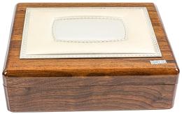 866 - CAJA TABAQUERA CON HUMIDIFICADOR DEL ÚLTIMO CUARTO S.XX