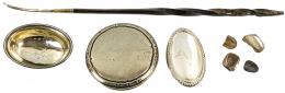 721 - LOTE DE PIEZAS EN PLATA DEL S.XIX I S.XX